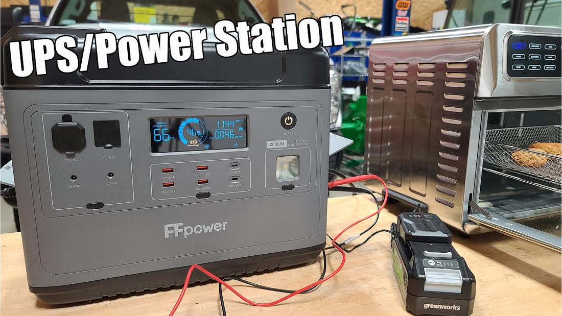 1,100 Watt UPS And 2,000 Watt LiFePO4 Portable Power Station By FFPpower