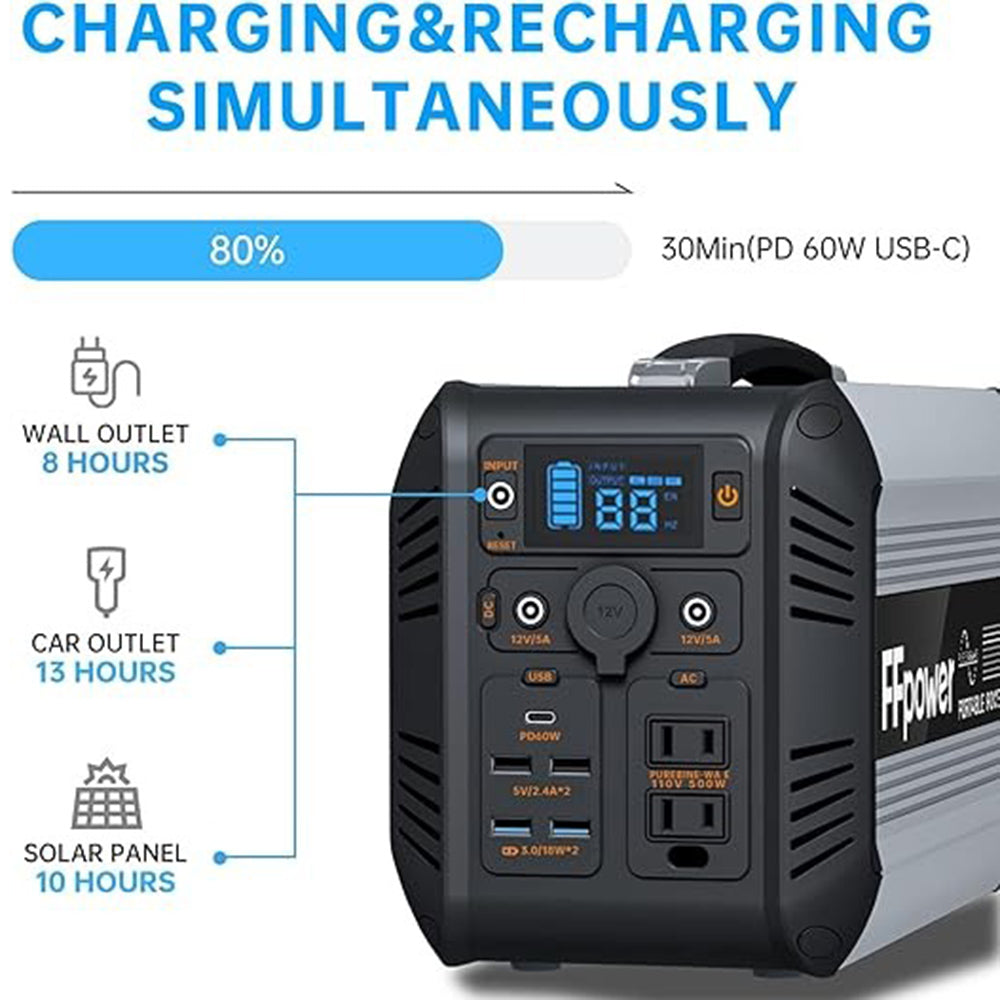 FFpower CN505 Portable Power Station 500Wh